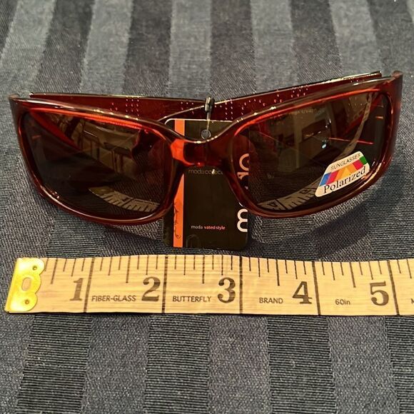 Modo collection NWT red blingy sunglasses sunnies - Picture 8 of 11